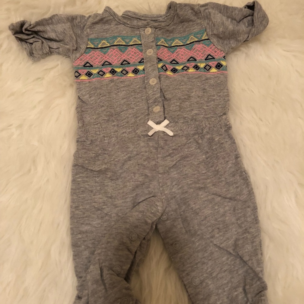 Gray romper by Carters